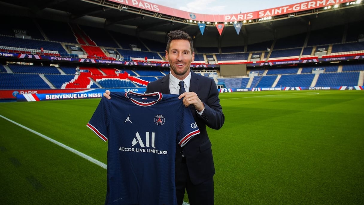 Lionel Messi, nouveau joueur du PSG.
