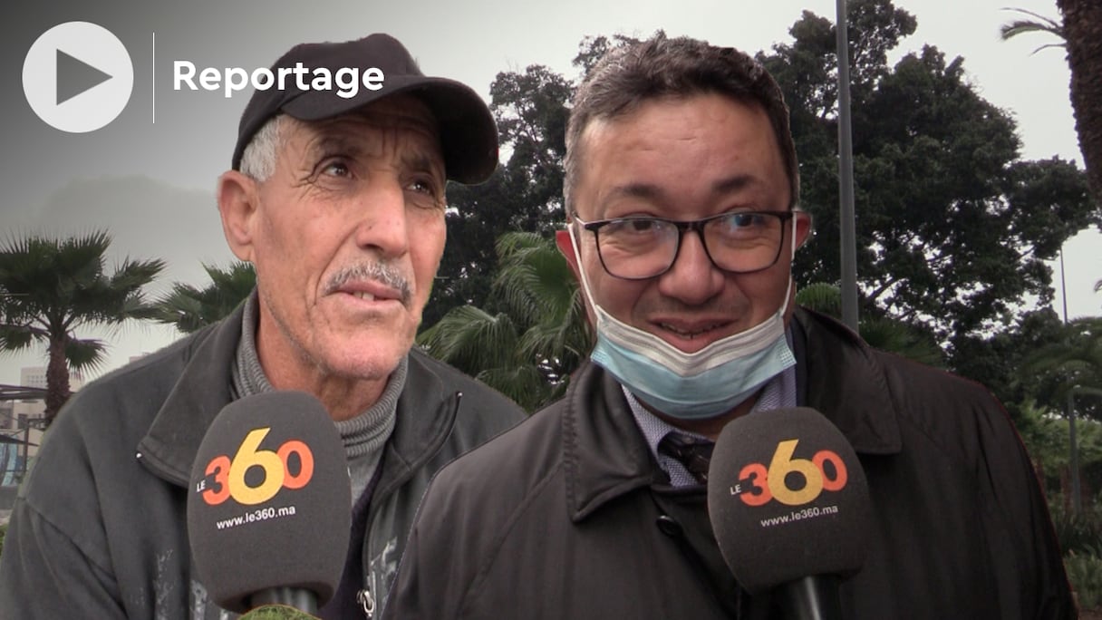 A Casablanca, les habitants ont exprimé leur satisfaction suite au retour des pluies, jeudi 24 février 2022, bien qu'elles soient clairsemées.
