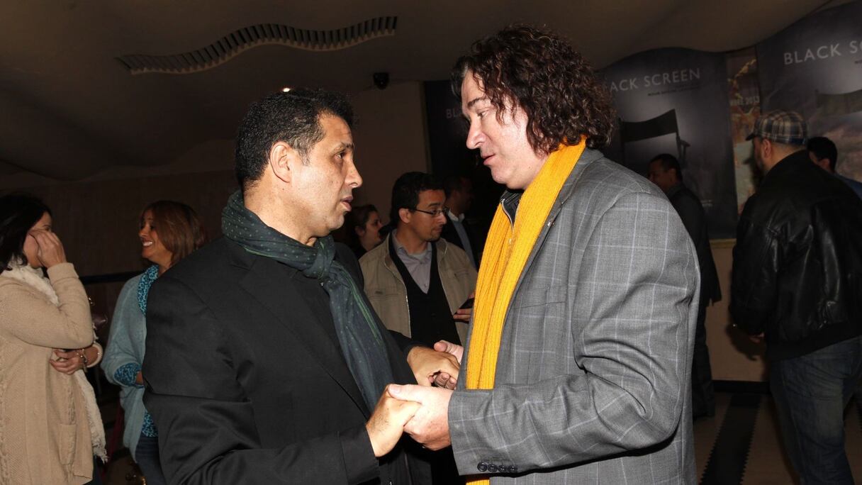 Ahmed Ghayat, président de l'association "Marocains Pluriels", était présent pour la projection et féliciter Noureddine Lakhmari. 
