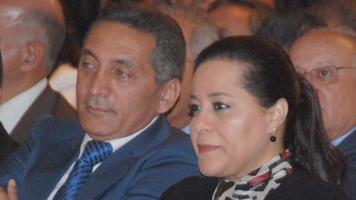 Miriem Bensalah et Moulay Hafid Elalamy.
