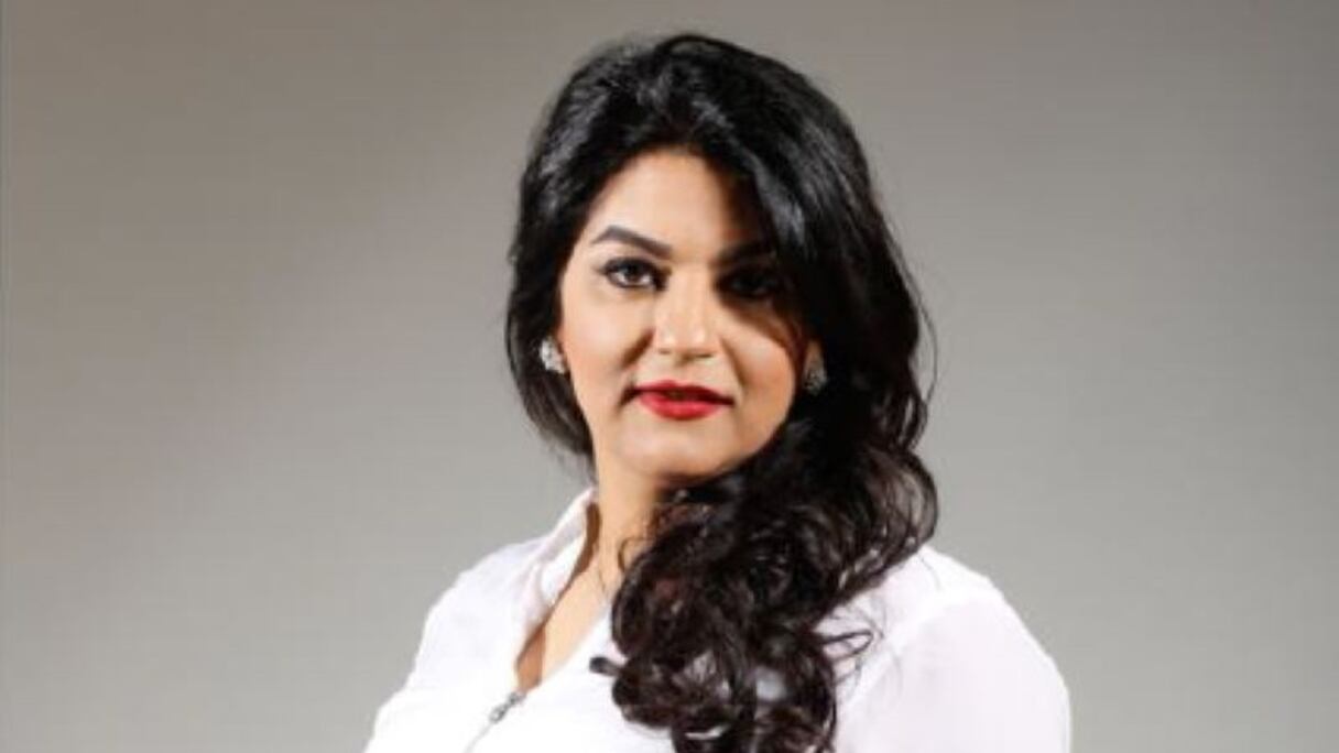 La styliste Fatima Zahra Idrissi Filali.