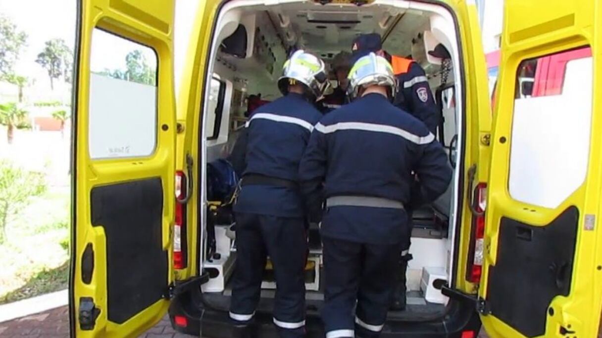 La protection civile algérienne.
