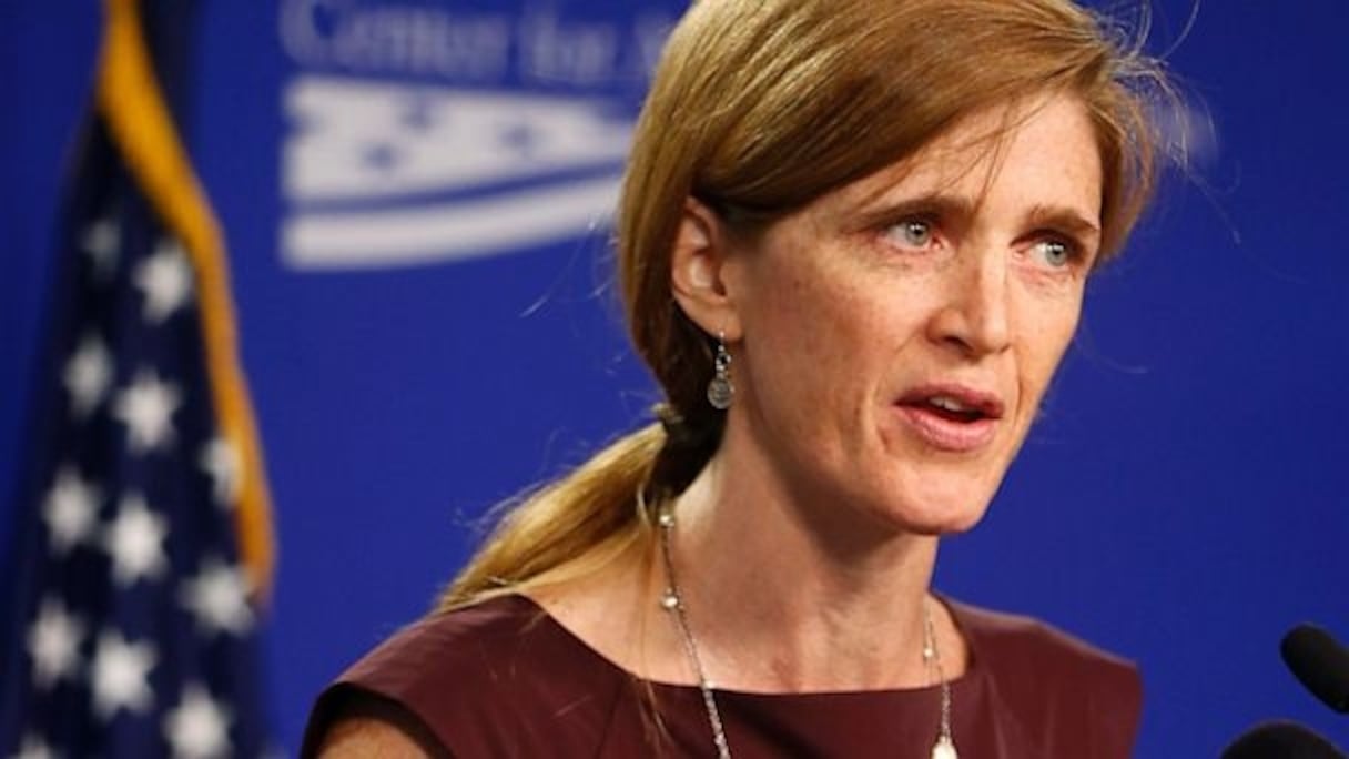 Samantha Power, ambassadrice des Etats-Unis auprès des Nations unies.
