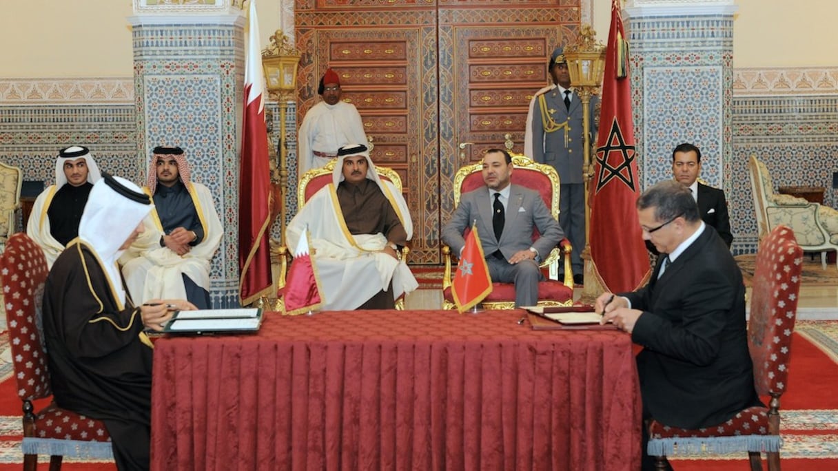 Quatre conventions ont été conclues pour donner un nouvel élan aux relations maroco-qataries.
