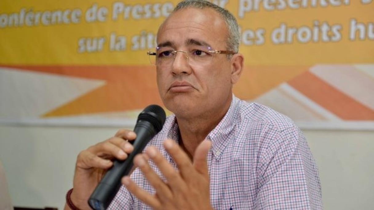 Aziz Ghali, le président de l'AMDH.
