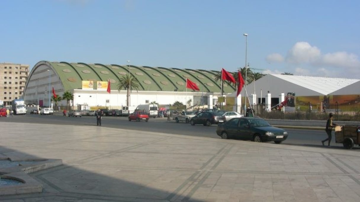 La place de l’Office des foires et expositions de Casablanca.
