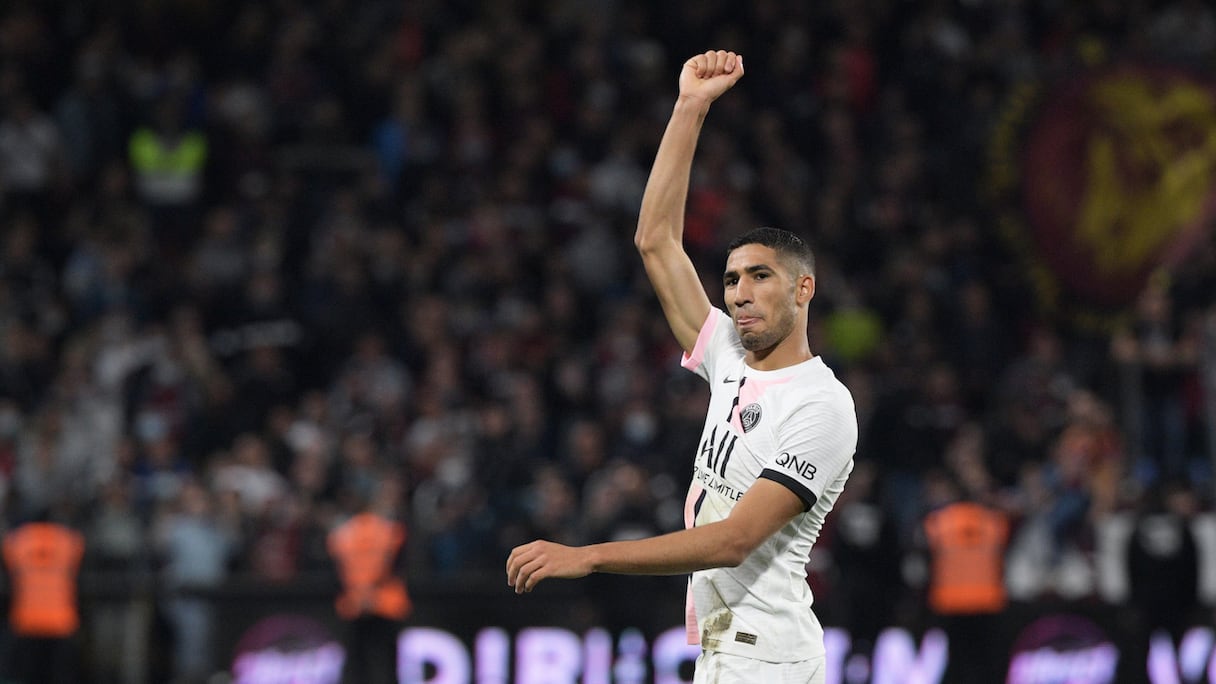 Achraf Hakimi, star marocaine du PSG.
