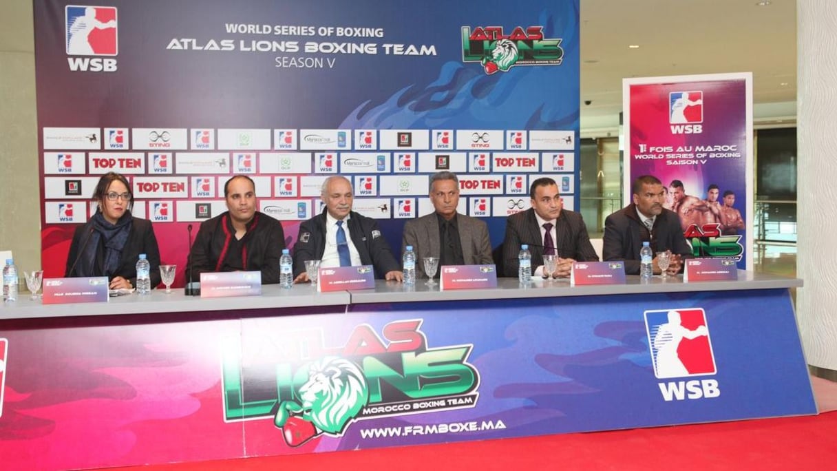 WSB Atlas Lions Boxing Team  Conf   de Presse Casablanca 29 Janvier 2015
