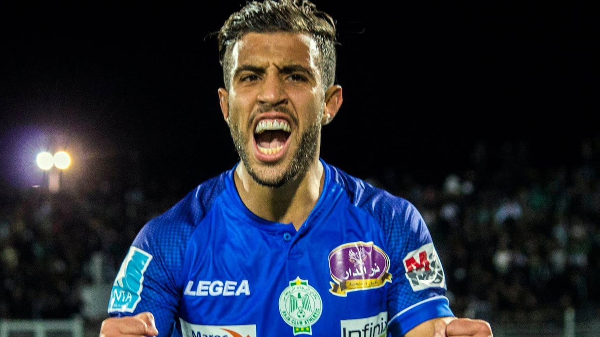 Mohamed Douik, brillant défenseur du Raja de Casablanca.
