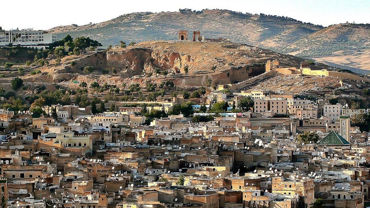 Le quartier d'Al Mérinides à Fès. 
