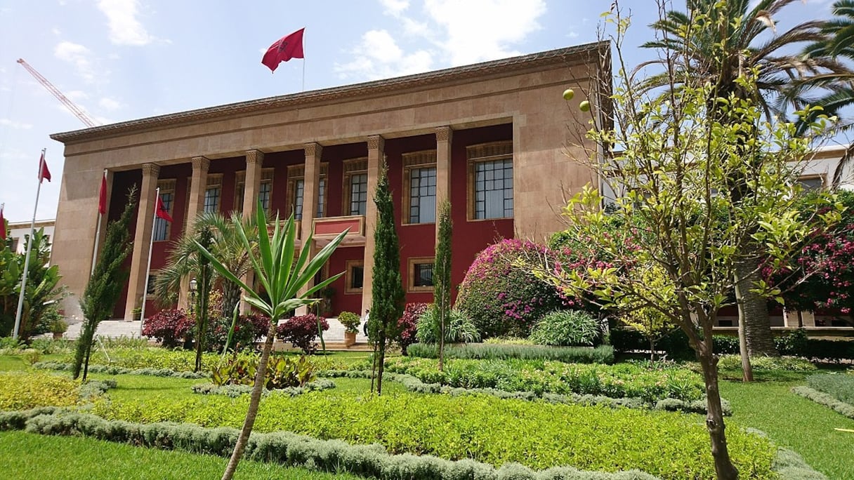 Le Parlement à Rabat.
