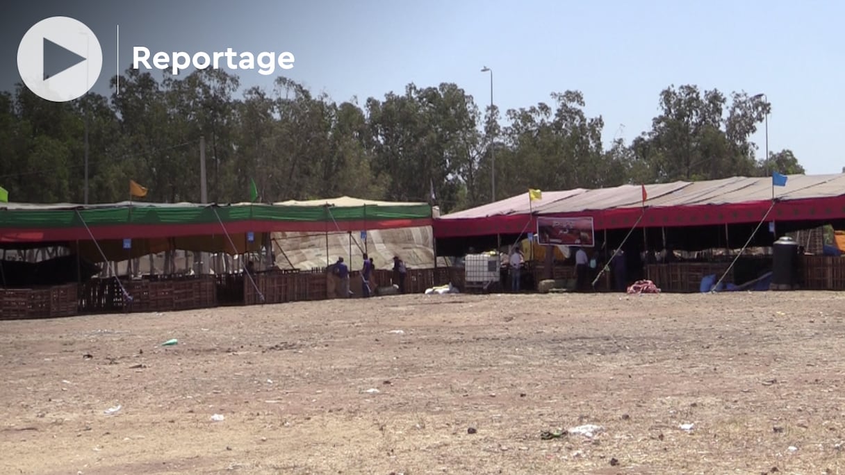 L’ensemble des véhicules de transport qui entrent dans le souk pour acheminer leur marchandise aux clients sont immatriculés, afin de contrôler les entrées et les sorties du bétail. 
