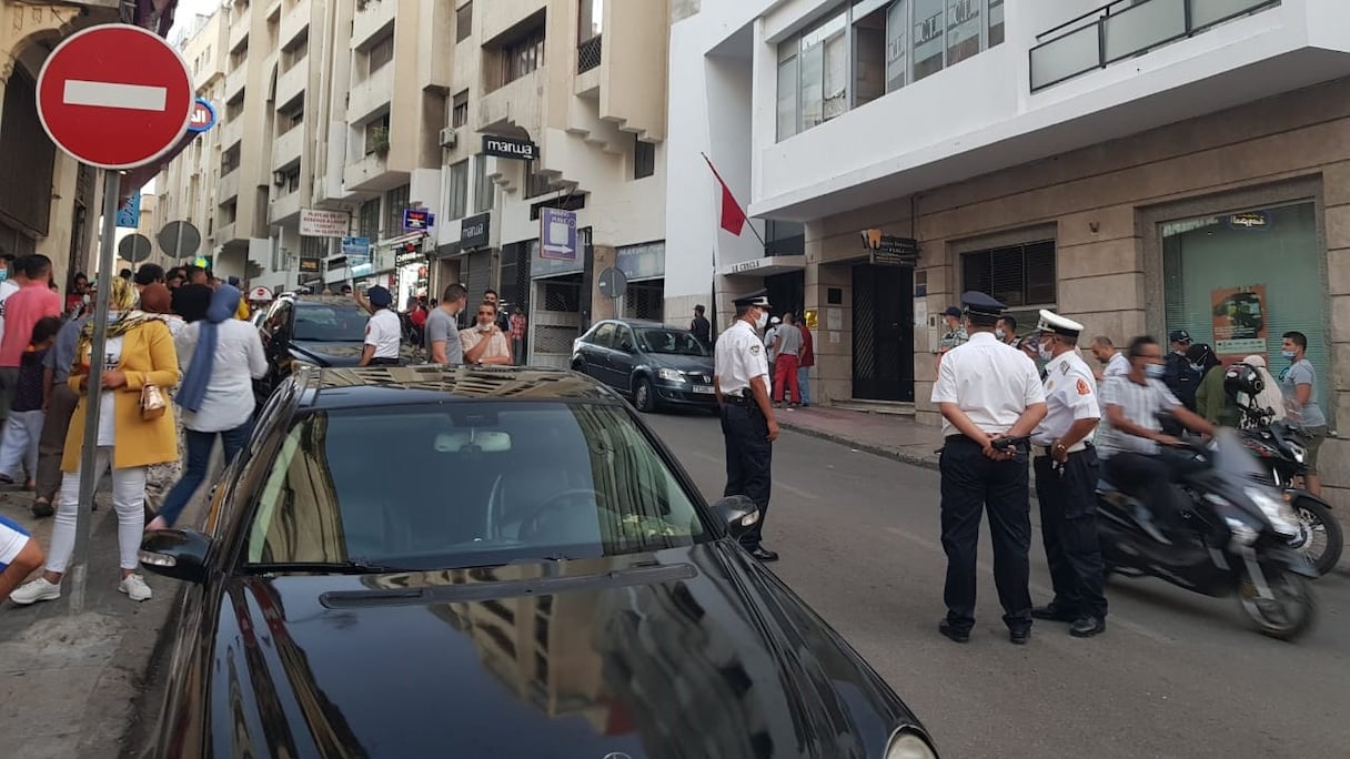 Le quartier de Tanger où un restaurateur a été tué.
