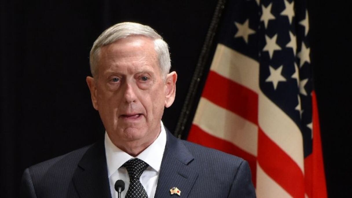 Le secrétaire américain à la Défense Jim Mattis.
