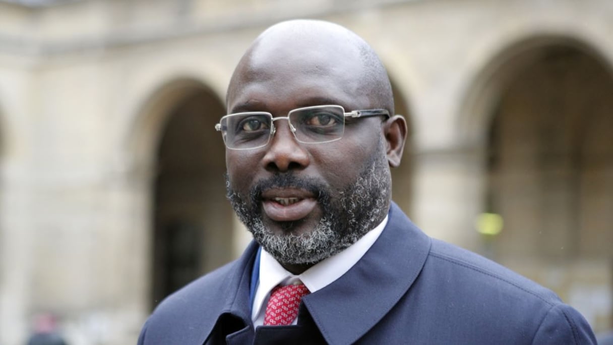 Georges Weah, président du Liberia
