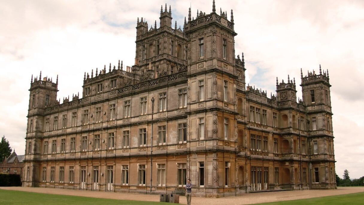 Highclere Castle, le château où a été tourné Dowtown Abbey.
