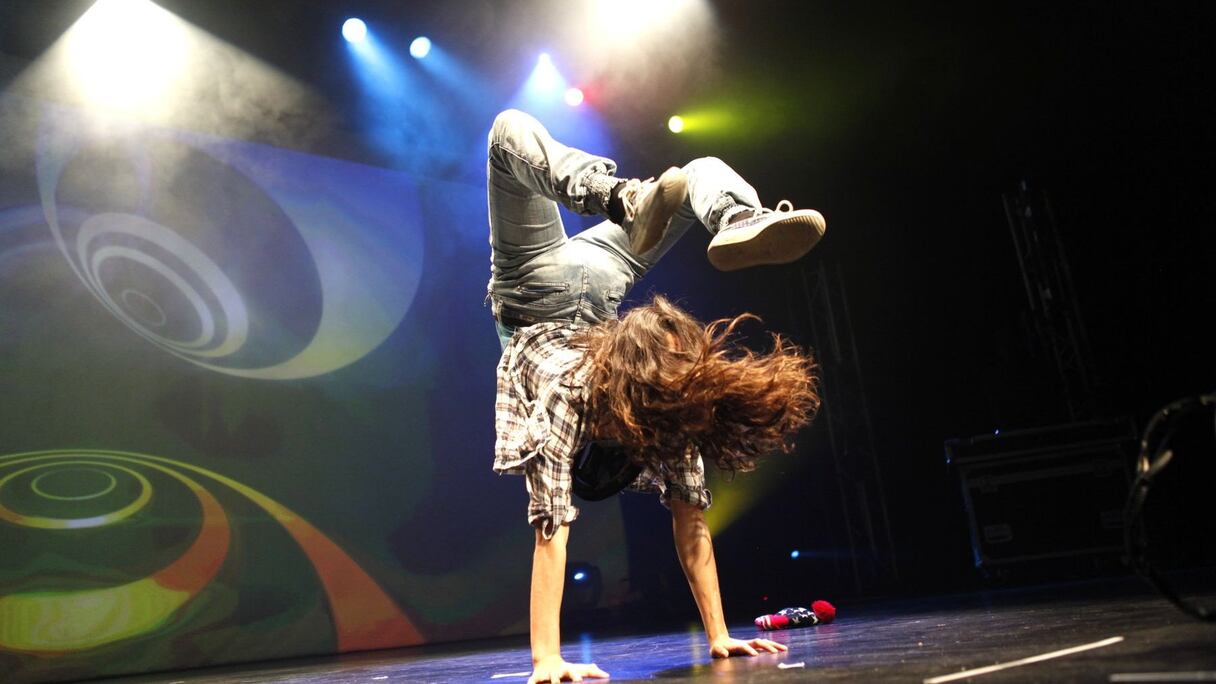 Impressionnantes acrobaties.
