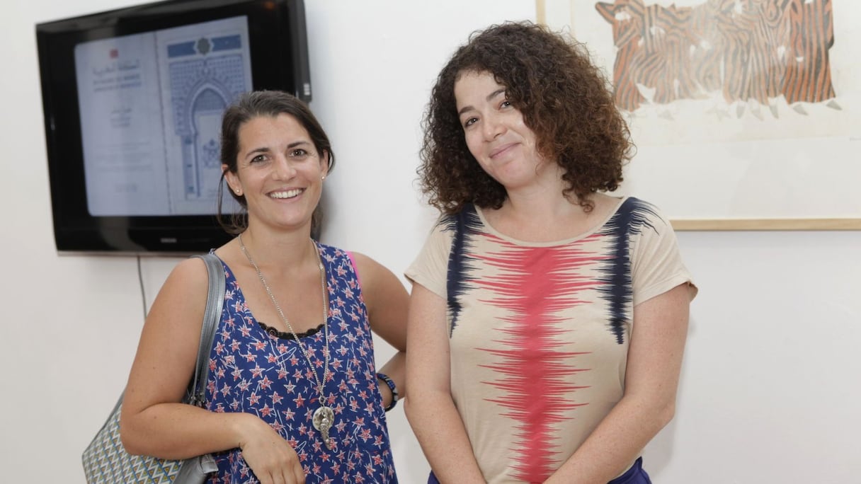 Présentes pour le vernissage, Bérénice Saliou, directrice artistique, et Yacout Jabbaj, artiste peintre, ont pris plaisir à traverser l'univers d'Alice Planes. Un univers d'oeuvres où se fomente une déconstruction des discours biaisés qui nient l'être au monde.
