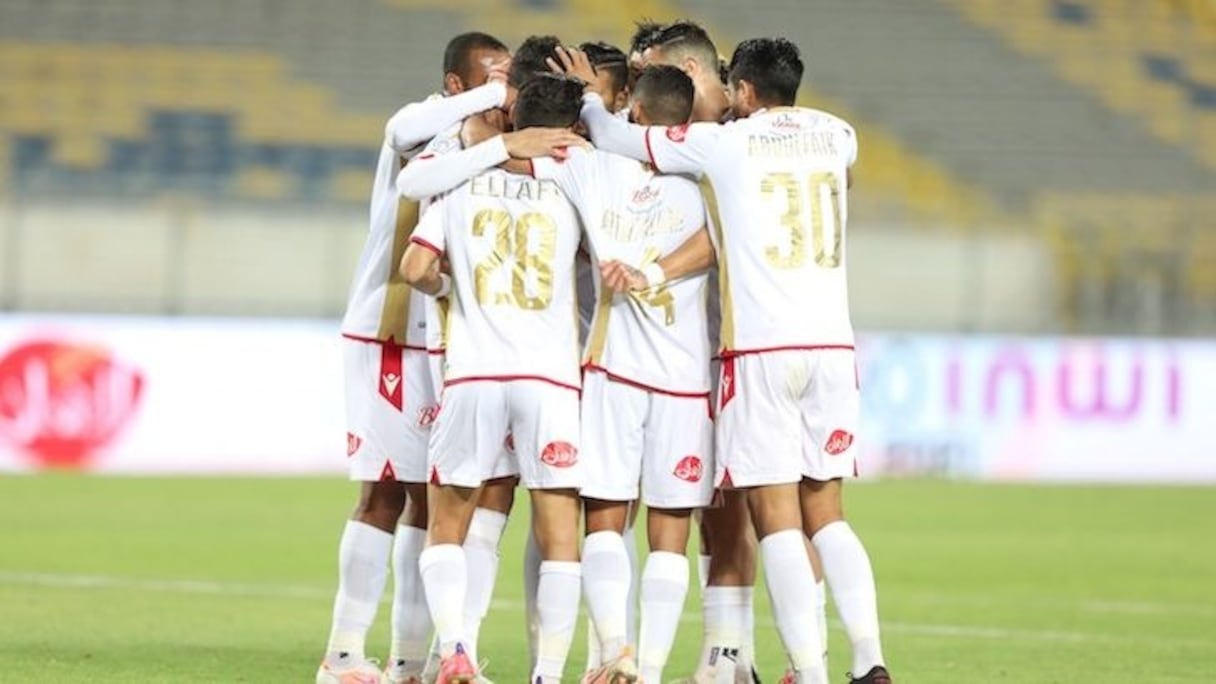 La joie des joueurs du Wydad.
