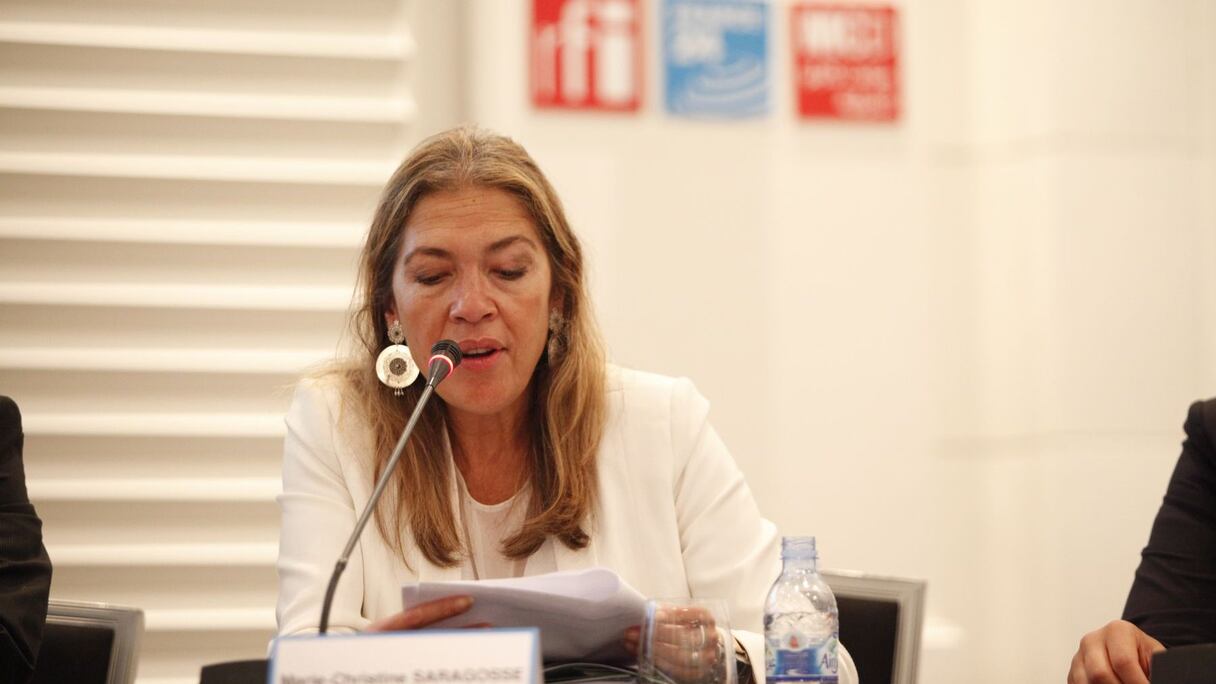 Marie-Christine Saragosse a commencé par évoquer l'importance du Maroc qui représente "un pays capital" pour France 24 en terme d'audience, une audience décuplée par les nouveaux médias.
