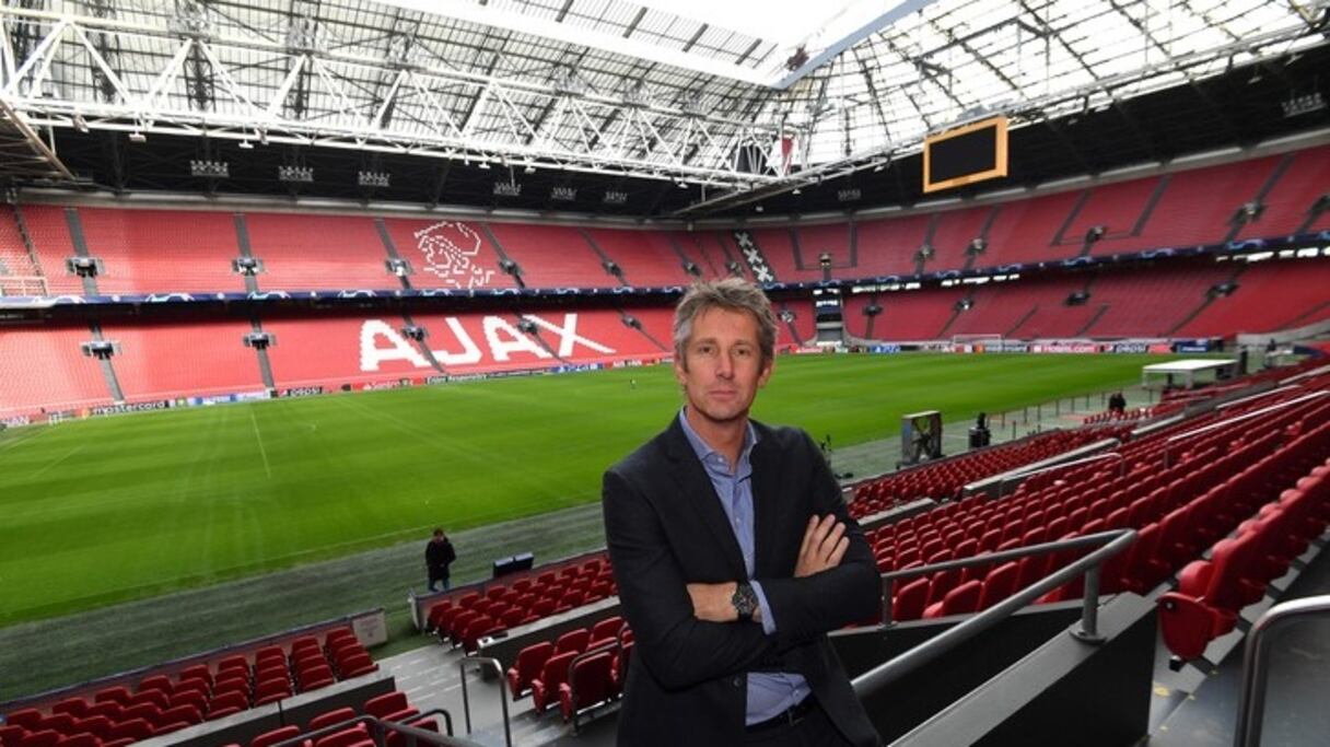 L'ancien gardien de but néerlandais et actuel patron de l'Ajax Amsterdam, Edwin Van der Sar.
