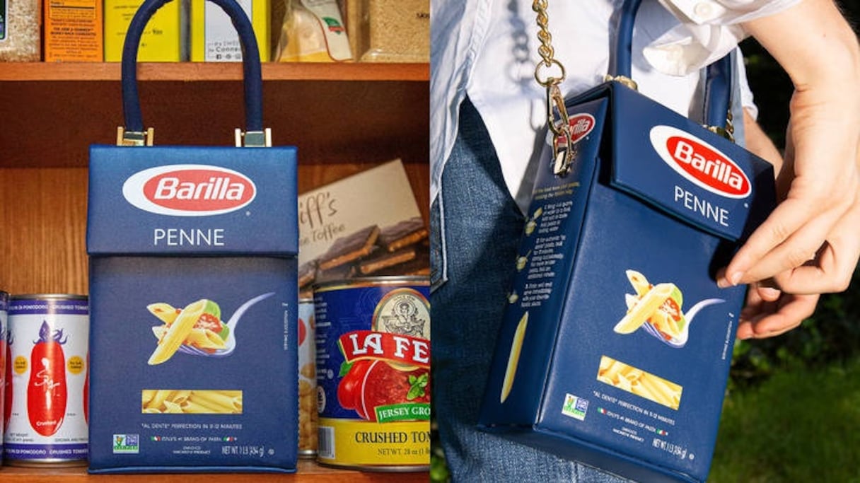 Le pasta bag Barilla, le nouvel accessoire mode de l'été.
