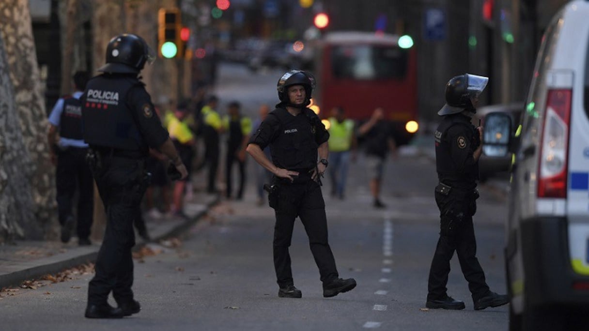 Lors d'une descente de la police espagnole.
