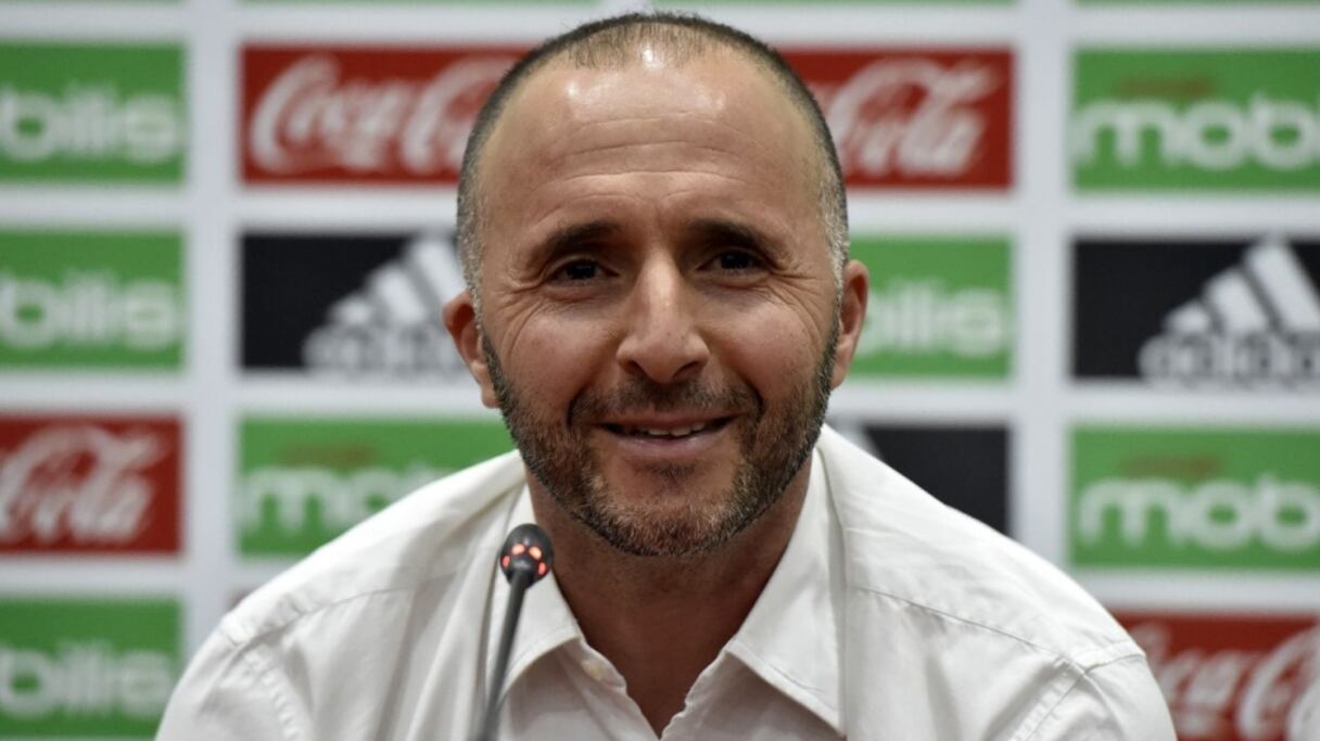 Djamel Belmadi, sélectionneur de l'Algérie.
