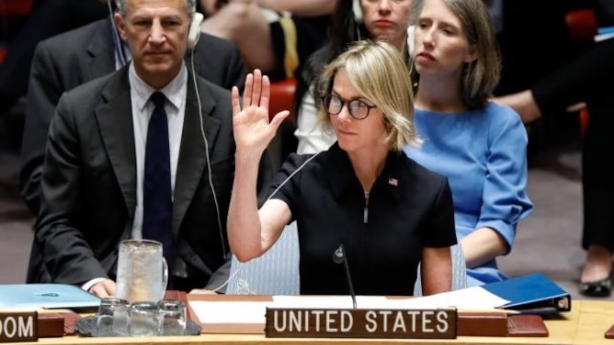 Kelly Craft, la représentante permanente des États-Unis à l’ONU. 
