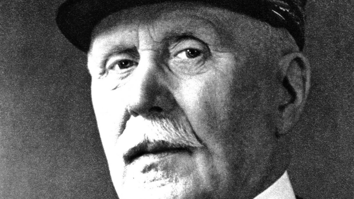 Le maréchal Pétain.
