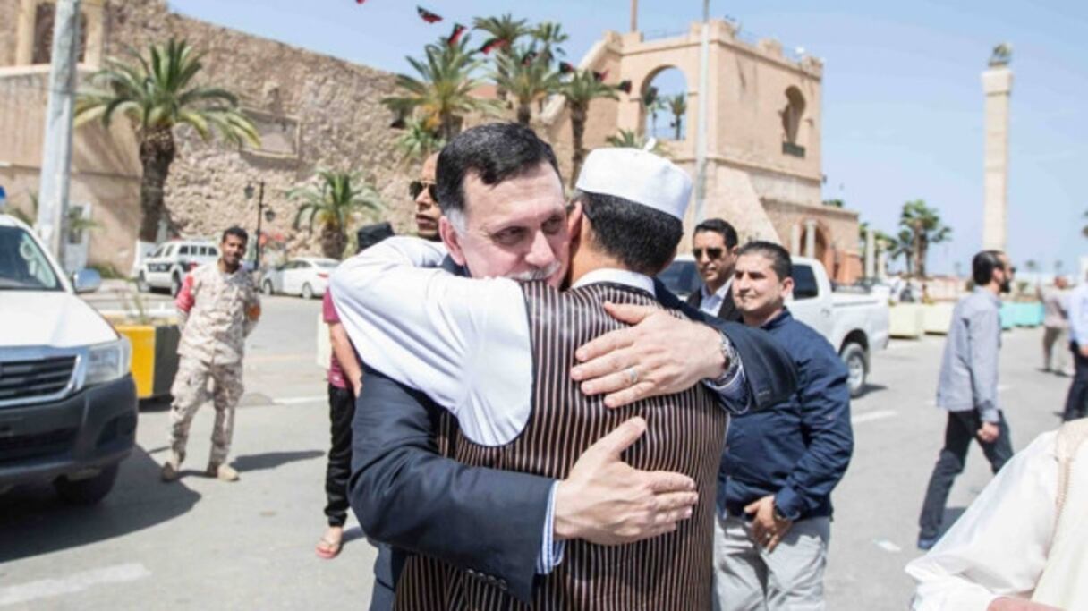 Fayez al Sarraj, chef du gouvernement d’union nationale, soutenu par la communauté internationale.
