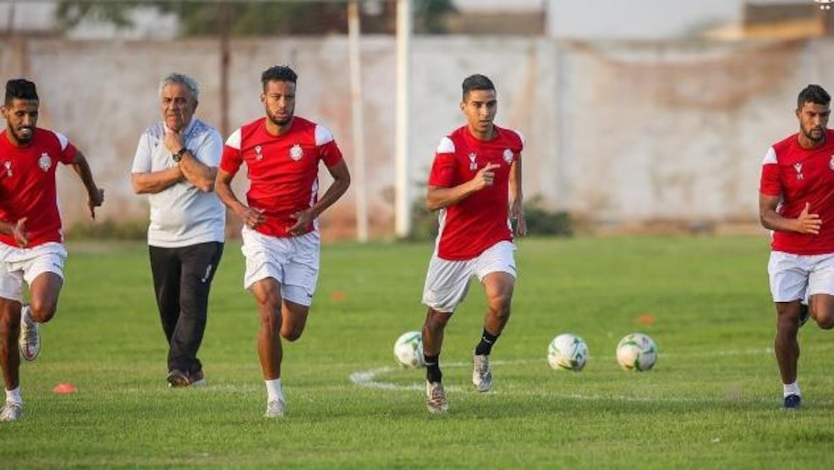 Séance d'entrainement du Wydad de Casablanca.
