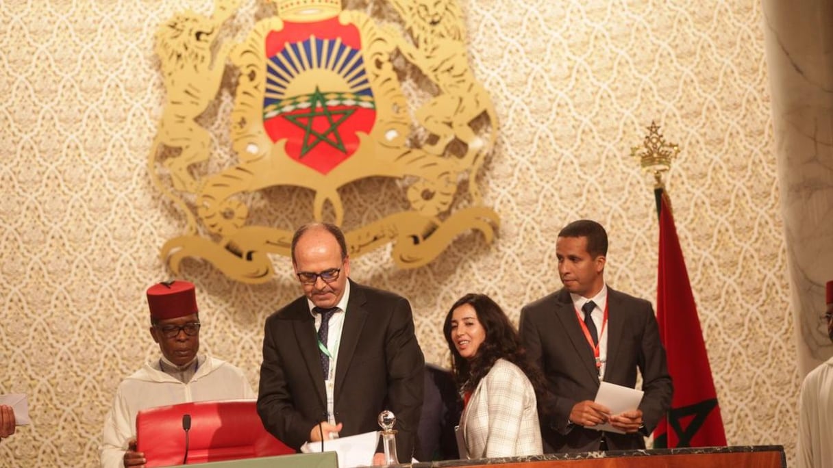 Hakim Benchemmass, nouveau Président de la Chambre des conseillers.
