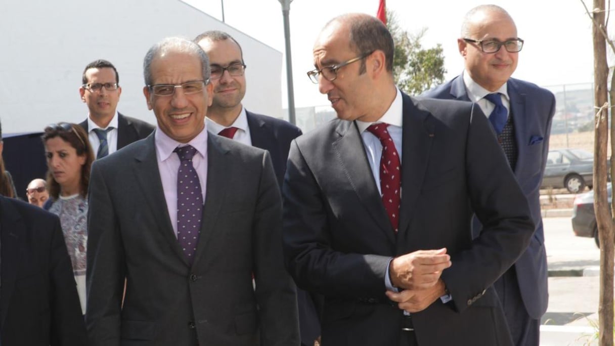 Abdallah Tabat, PDG de Marjane et Jawad Ziyat, DG de Prestigia.
