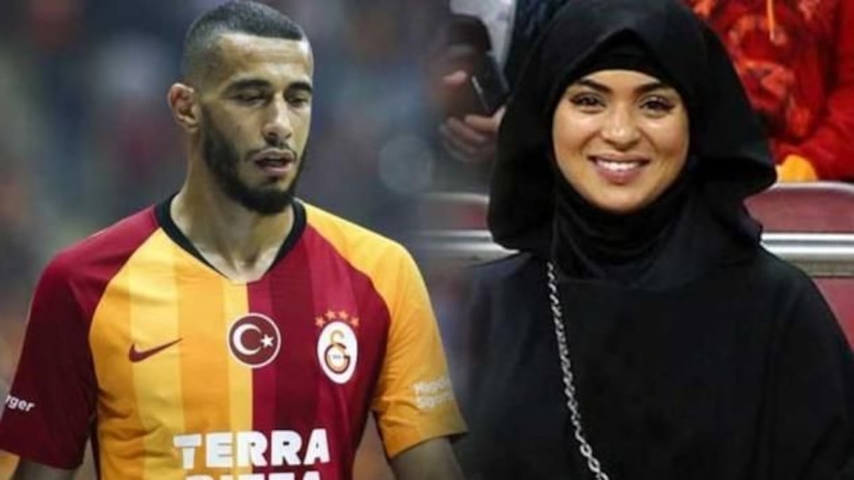 Younès Belhanda et son épouse Amal
