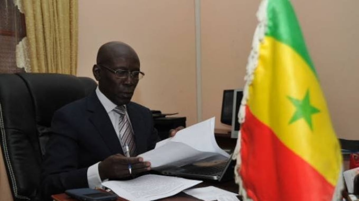 Papa Omar Ndiaye, ambassadeur du Sénégal en Algérie. 
