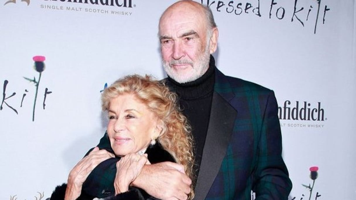 Sean Connery et Micheline Roquebrune, en 2009. 
