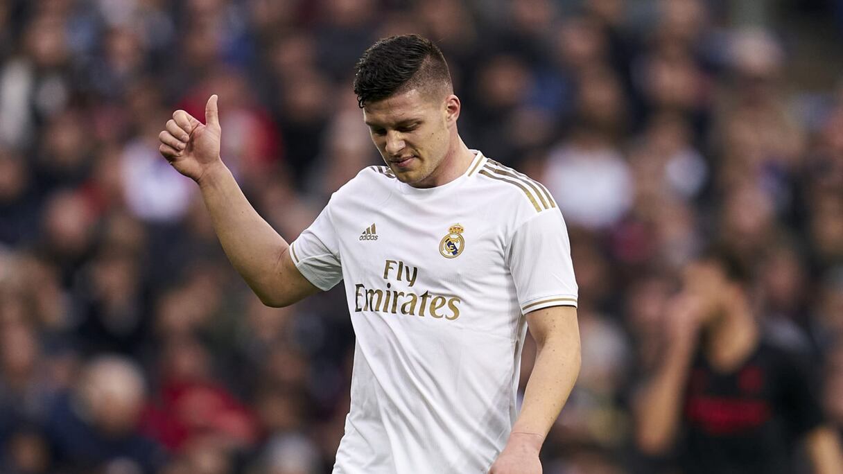 Luka Jovic, attaquant serbe du Real Madrid.
