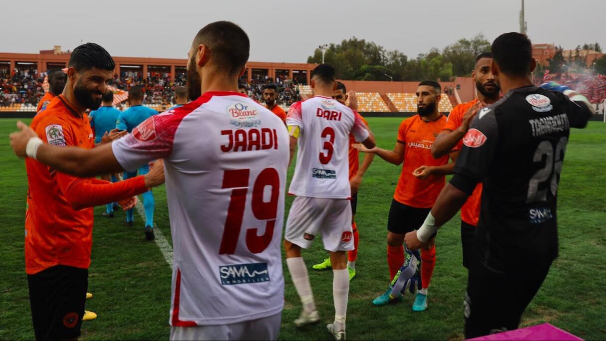 Lors d'une rencontre entre le Wydad de Casablanca et la Renaissance sportive de Berkane. 
