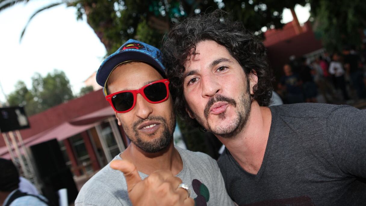 Ambiance bonne enfant entre artistes invités à cette présentation
