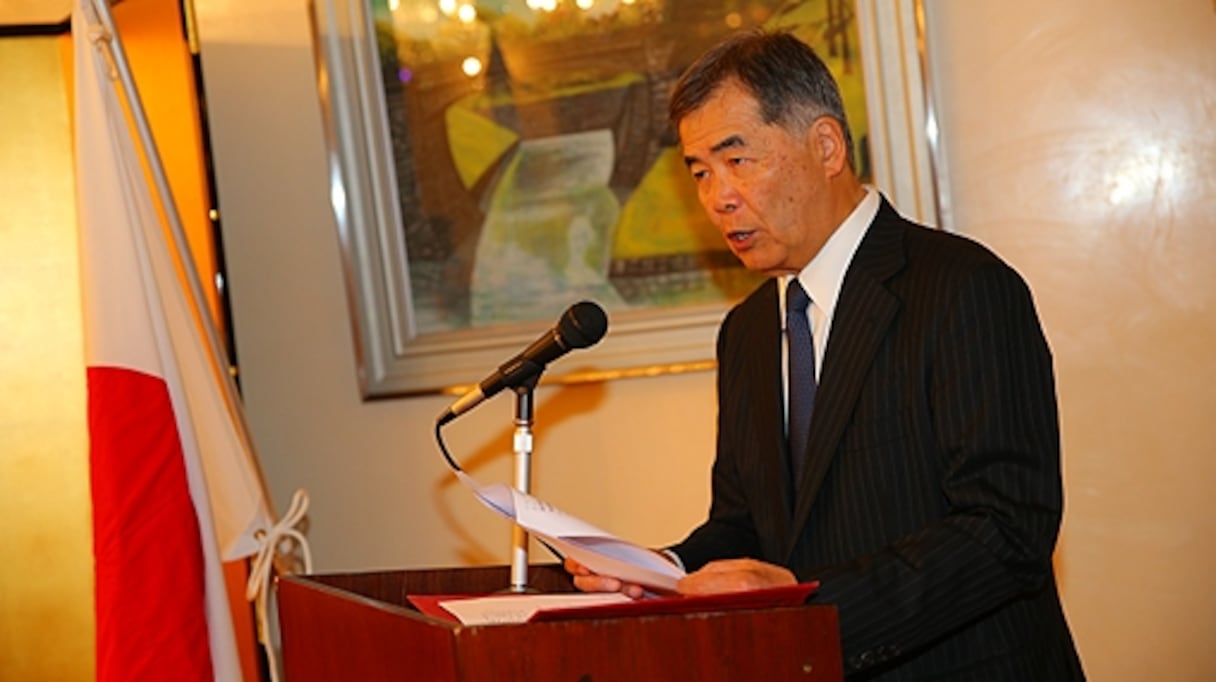 L’Ambassadeur du Japon au Maroc, Takuji Hanatani. 
