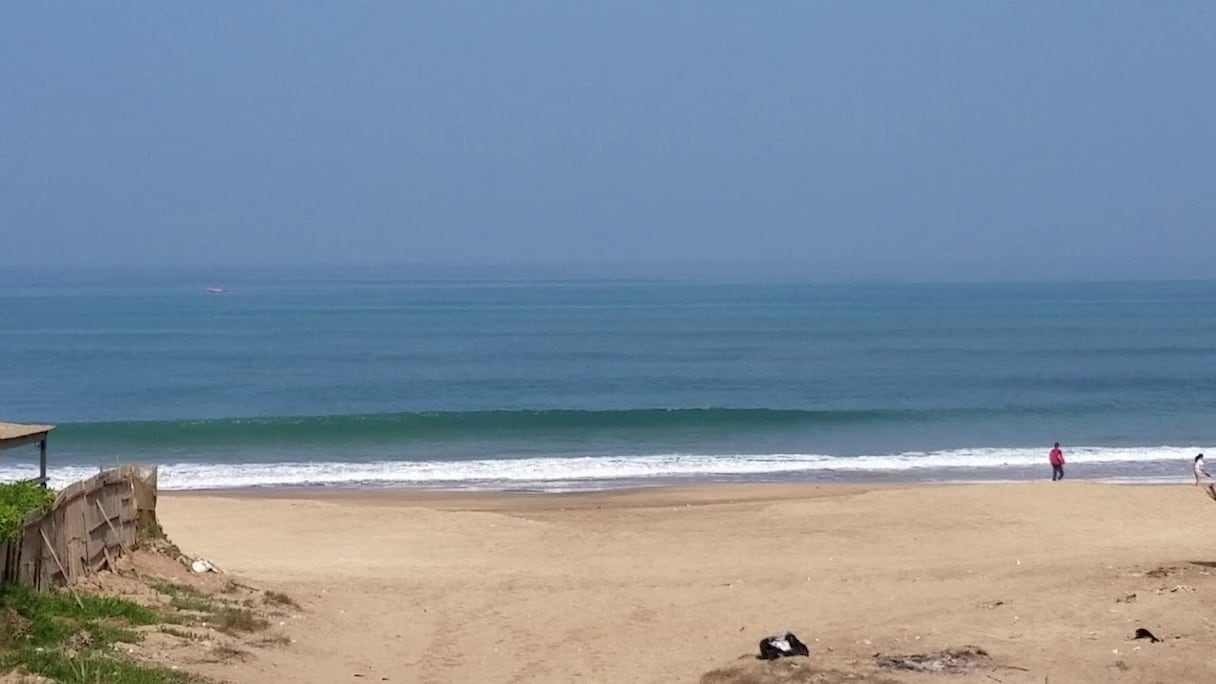 Plage de Tamaris, près de la localité de Dar Bouazza, à 20 kilomètres au sud de Casablanca. 
