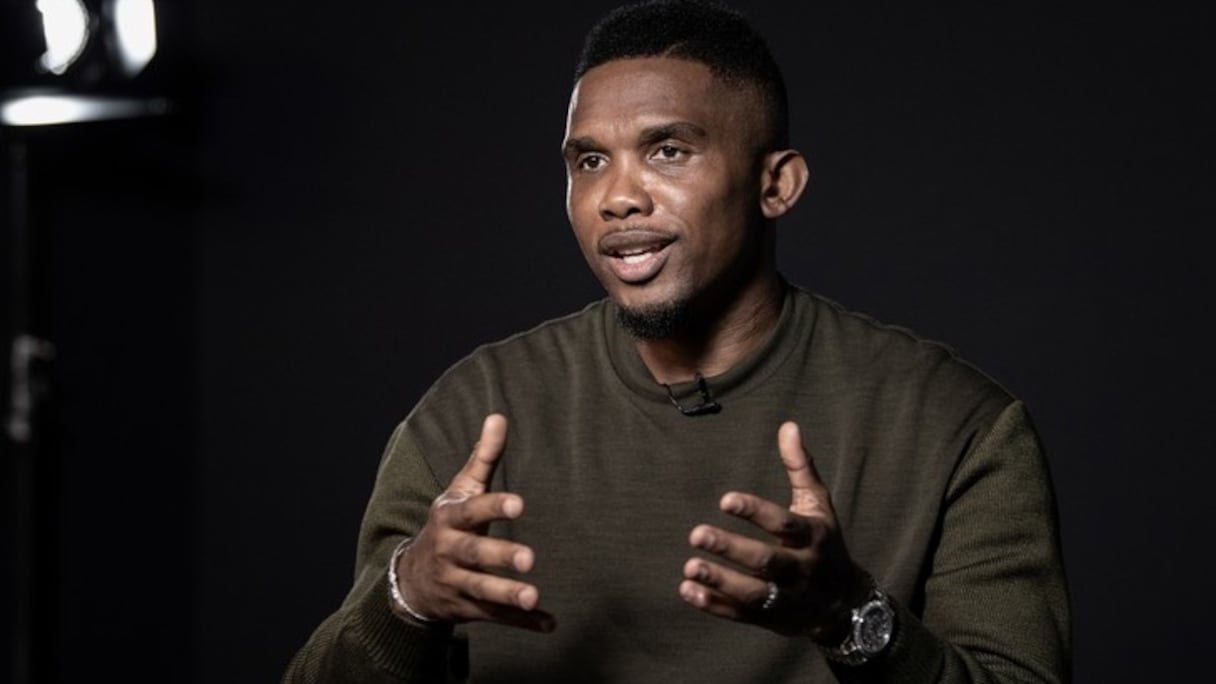 Samuel Eto'o, légende du football africain. 
