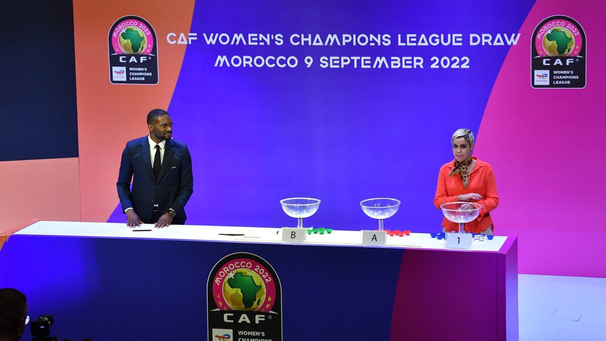 Tirage au sort de Ligue des Champions féminine CAF Maroc 2022.
