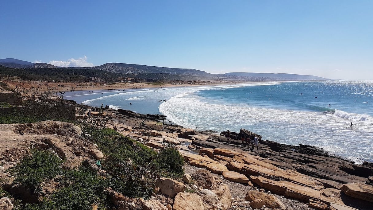 La station balnéaire Taghazout Bay.
