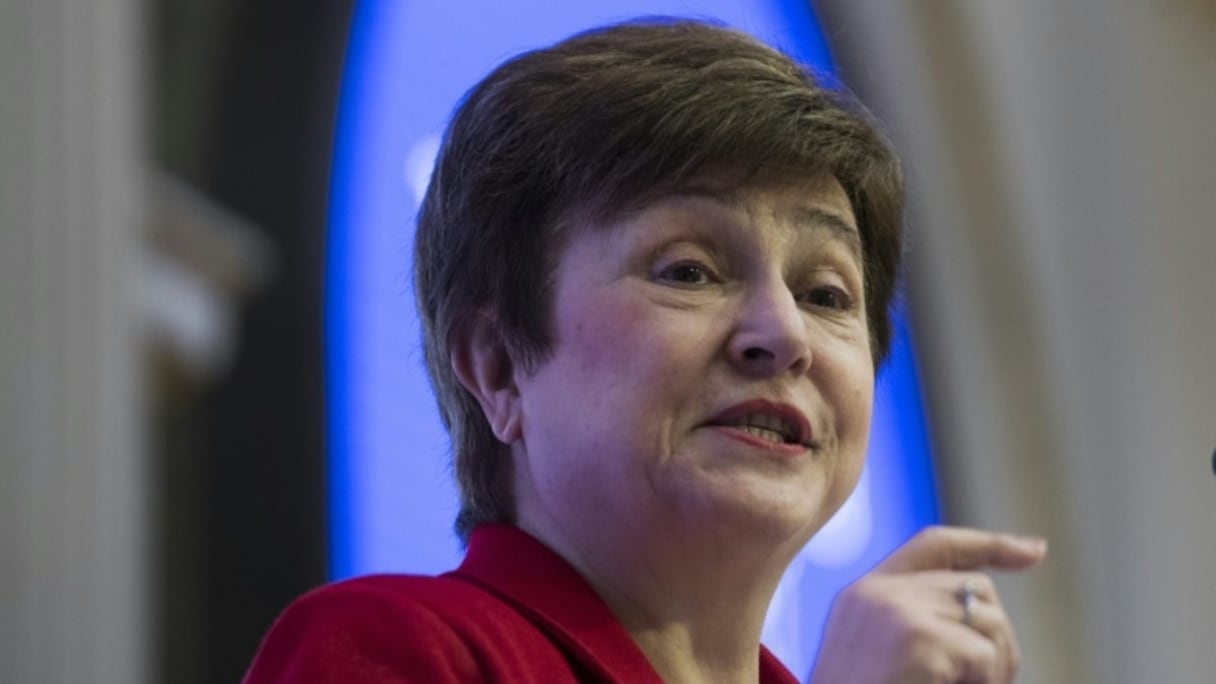 La numéro deux du FMI Kristalina Georgieva lors d'un événement à New York.
