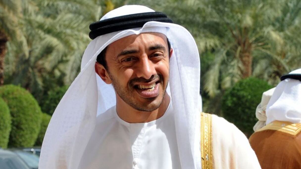 Cheikh Abdullah Bin Zayed Al Nahyan, ministre des Affaires étrangères des Emirats arabes unis.
