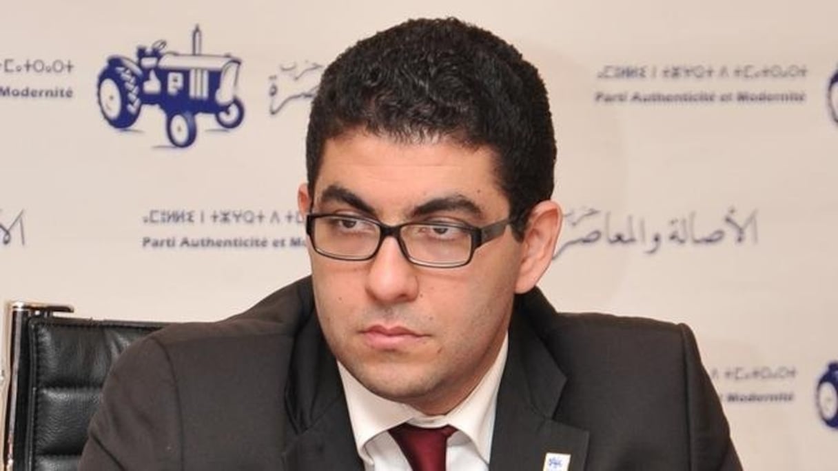 Mehdi Bensaïd, député PAM et président de la Commission affaires étrangères.
