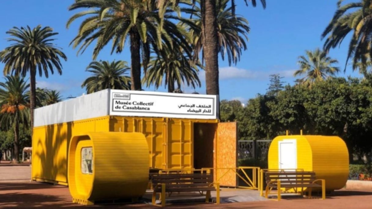 Installé dans des conteneurs au parc de la Ligue arabe, le Musée Collectif de Casablanca devait être présenté au Conseil international des monuments et des sites (ICOMOS)  du 20 au 28 août.
