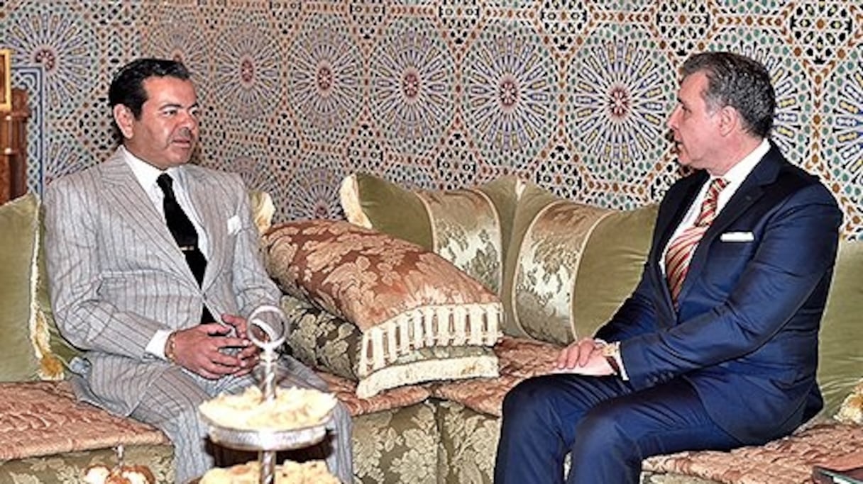 Le prince Moulay Rachid avec le prince Radu de Roumanie.
